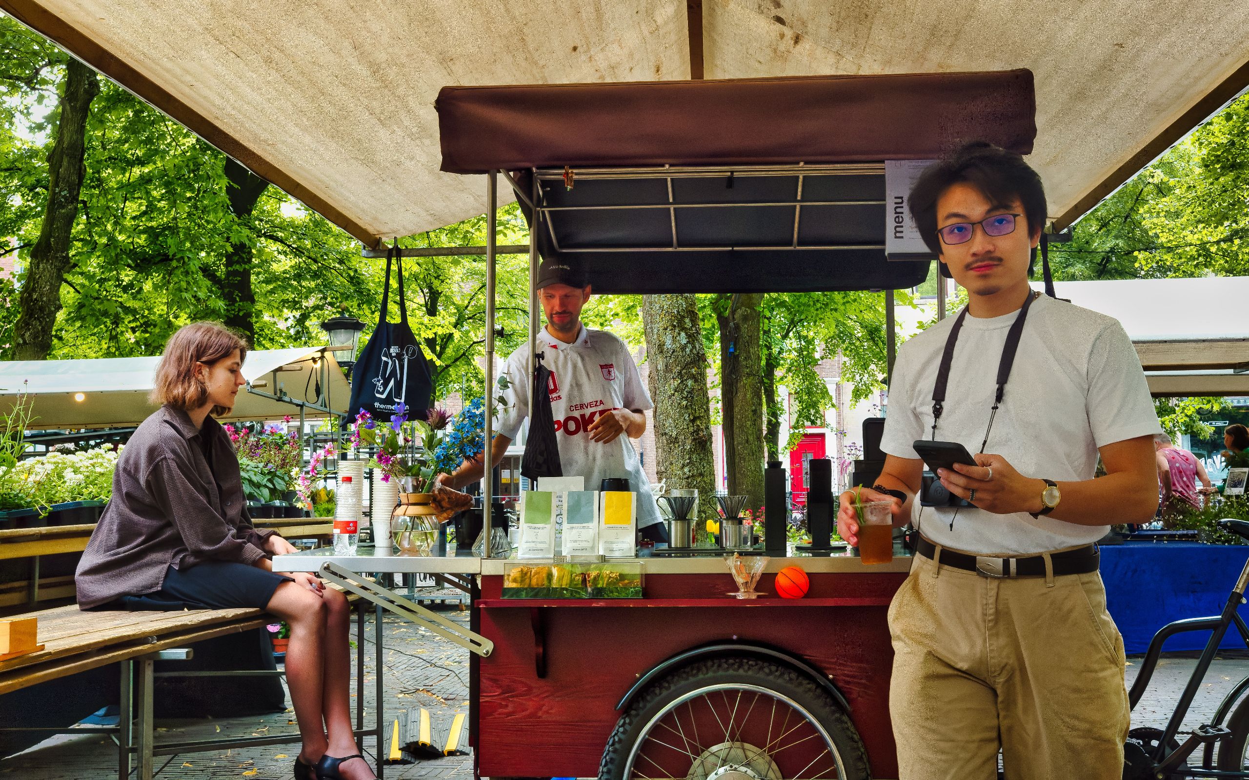 Bloemenmarkt Janskerkhof Utrecht